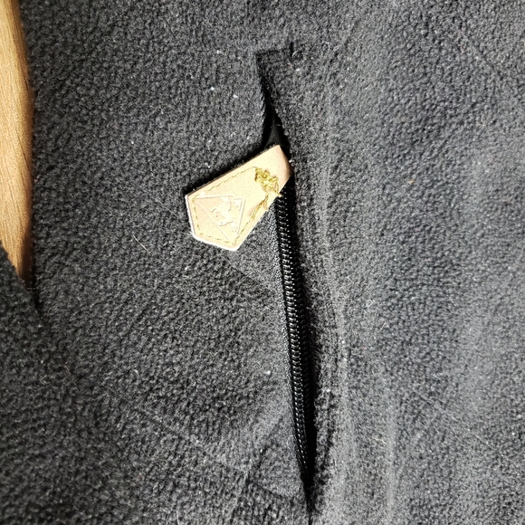 MOUNTAIN HORSE Fleece Quilted Black Zip Up Jacket "Crystal" Size Small - Picture 4 of 16